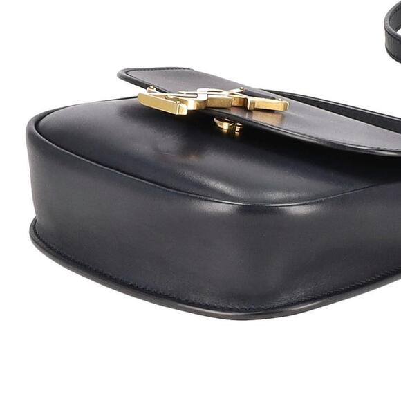 Saint Laurent Kaia crossbody bag navy blue leather - Picture 3 of 10